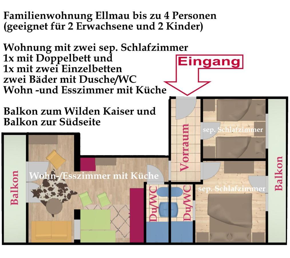 Kaiserapart Ellmau Zentrum Exterior photo