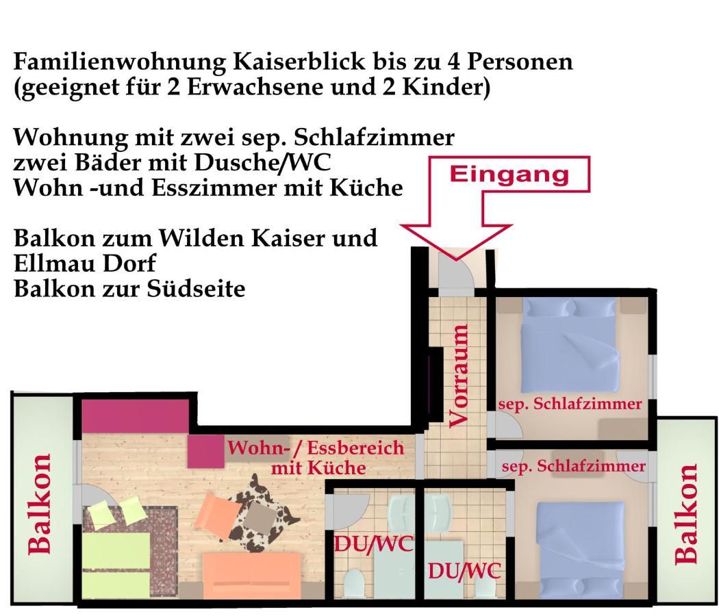 Kaiserapart Ellmau Zentrum Exterior photo