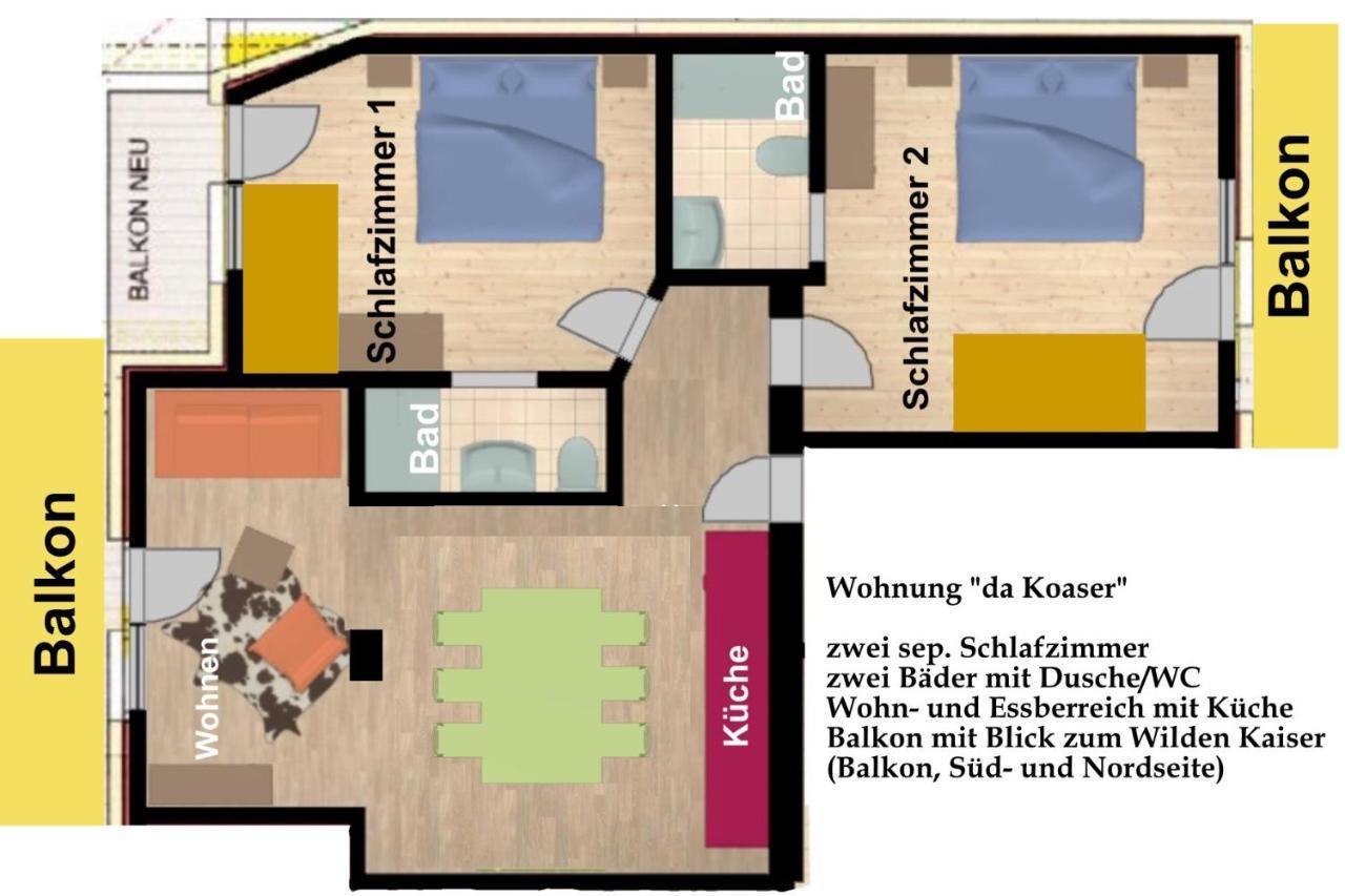 Kaiserapart Ellmau Zentrum Exterior photo